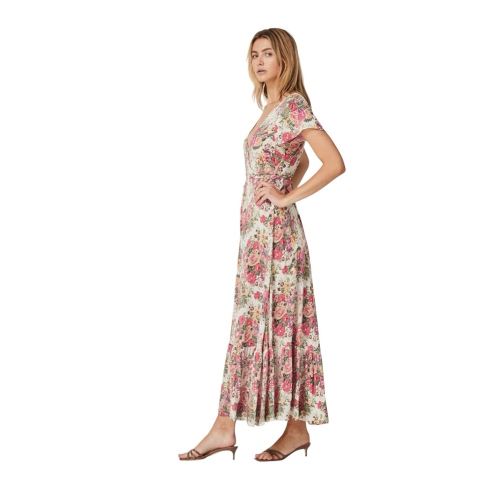 Provence Faux‎ Wrap Maxi Dress - Picture 2 of 8